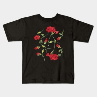 Romantic Roses Kids T-Shirt